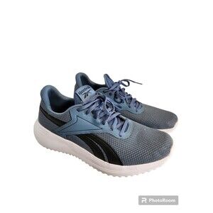 Reebok Sport Men's Lite Plus 3 Gray/ Blue Size 10 Low Top Lace Up Sneakers